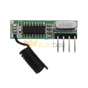 10pcs DC3~5V AK-119 433.92MHZ 4 Pin Superheterodyne Receiver Board Without Decoding -105dBm Sensitivity