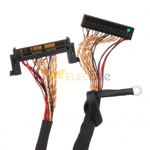 1.2M Common Screen Line LCD Driver Cable AB Reverse Signal for Advertising Machine Left Power