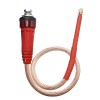 1Pair Handheld 18650 Lithium Battery Spot Welding Pen Copper Tube Cord DIY Spot Welding Machine Accessories