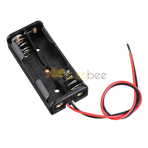2 Slots AAA Battery Box Battery Holder Board for2xAAA Batteries DIY kit Case