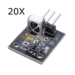 20Pcs KY-022 Infrared IR Sensor Receiver Module for Arduino - products that work with official Arduino boards