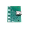20 件 TYPE-C 母頭測試板 USB 3.1 帶 PCB 24P 母頭連接器適配器，用於測量電流傳導