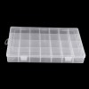 28 grille réglable composants électroniques projet stockage assortiment boîte perle organisateur boîte à bijoux mallette de rangement en plastique