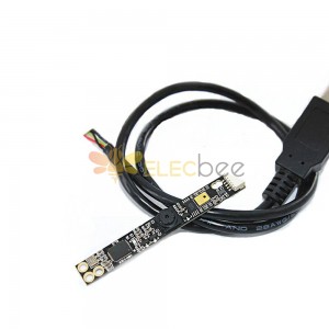 Módulo de cámara de controlador libre de enfoque fijo de 2MP Cámara web USB 2.0 de 5 pines con protocolo UVC estándar HM2057 1600 * 1200