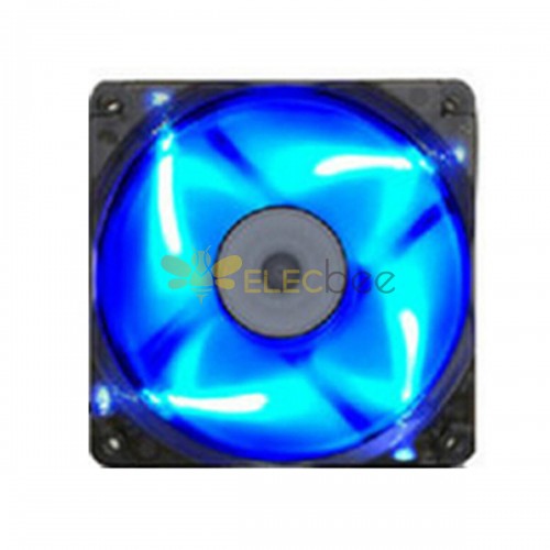 2 pz Blu 120x120x25mm Mining Miner LED Ventola Di Raffreddamento Cavo 40 cm Per ETH BTC Ethereum