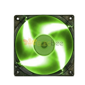 2 pz Verde 120x120x25mm Miner Miner LED Ventola Di Raffreddamento Cavo 40 cm Per ETH BTC Ethereum
