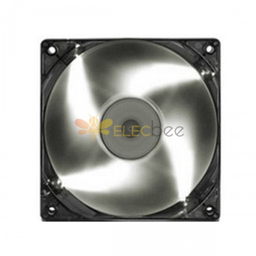 2 adet Beyaz 120x120x25mm Madencilik Madenci LED Soğutma Fanı ETH BTC Ethereum için 40cm Kablo