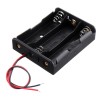 3 Slots 18650 Battery Holder Plastic Case Storage Box for 3*3.7V 18650 Lithium Battery