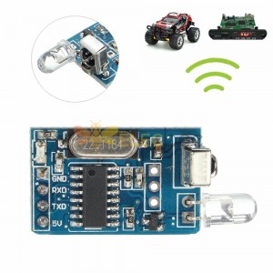 3 ADET DIY 5V Kablosuz IR Kızılötesi Uzaktan Dekoder Kodlama Verici Alıcı Modülü