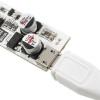3 uds 2x13 USB Mini espectro LED rojo tablero Control de voz sensibilidad ajustable