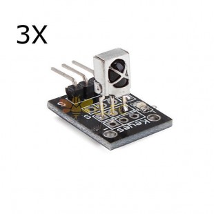 3Pcs KY-022 Infrared IR Sensor Receiver Module for Arduino - products that work with official Arduino boards