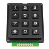 3 Stück 12-Tasten-MCU-Folienschalter-Tastatur 4 x 3-Matrix-Array-Matrix-Tastaturmodul für Arduino – Produkte, die mit offiziellen Arduino-Boards funktionieren