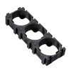 3pcs 1x3 18650 Battery Spacer Plastic Holder Lithium Battery Support Combination Fixed Bracket With Bayonet