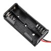 3pcs 2 Slots AAA Batterie Box Batteriehalter Board mit Schalter für 2xAAA Batterien DIY Kit Case