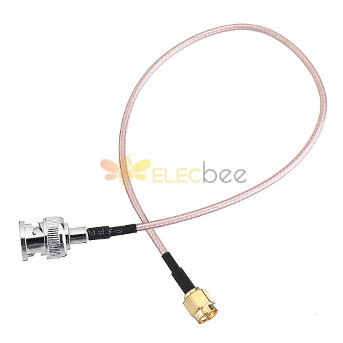 3 uds 30cm BNC macho a SMA conector macho 50ohm longitud del Cable de extensión opcional