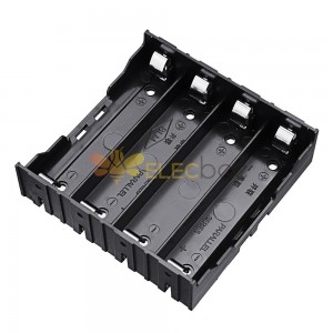 3pcs 4 Slots 18650 Battery Holder Plastic Case Storage Box for 4*3.7V 18650 Lithium Battery with 8Pin
