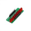 3pcs 8 Way Water Light Marquee 5MM RED LED Light-emitting Diode Single Chip Module Diy Electronic MCU Expansion Module
