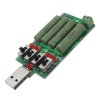 3pcs JUWEI 10W 4 Schalter USB Alterungsentladungslader 15 Arten Strom Testlast Leistungswiderstand Unterstützung QC2.0 Kompatibler QC3.0 Test für Power Bank Handy Ladegerät USB Power