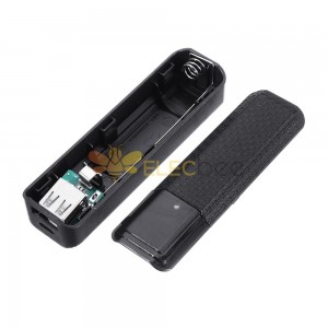 3 adet Taşınabilir Mobil USB Güç Bankası Şarj Paketi Kutusu Pil Modülü Durumda 1x18650 DIY Güç Bankası