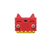 3pcs Red Silicone Protective Enclosure Cover For Motherboard Type A Cat Model