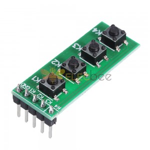 3pcs TB371 4 Key MCU Keyboard Button Board Compatible UNO MEGA2560 Pro Mini Nano Due para Raspberry Pi Teensy++ para Arduino - productos que funcionan con placas oficiales para Arduino