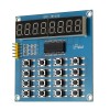 3pcs TM1638 3-Wire 16 Teclas 8 Bits Botones de teclado Módulo de pantalla Digital Tube Board Scan y Key LED para Arduino - productos que funcionan con placas Arduino oficiales