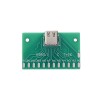 3pcs TYPE-C Female Test Board USB 3.1 mit PCB 24P Female Connector Adapter zur Messung der Stromleitung