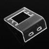 Caja de módulo de soporte de acrílico transparente de 3 uds para Sensor de movimiento infrarrojo piroeléctrico IR HC-SR501