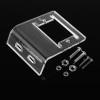 Caja de módulo de soporte de acrílico transparente de 3 uds para Sensor de movimiento infrarrojo piroeléctrico IR HC-SR501