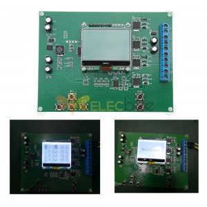 4 Kanäle 4-20mA Stromsignalgenerator Modulplatine mit 12864 Digital LCD Display
