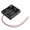 4 Slots AAA Battery Box Batteriehalterplatine für 4 x AAA Batterien DIY Kit Case