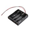 4 Slots AAA Battery Box Batteriehalterplatine für 4 x AAA Batterien DIY Kit Case