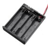 4 槽 7 号 AAA 电池盒电池座板带开关，适用于 4 x AAA 电池 DIY 套件外壳