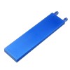 40*160 0.5mm Mavi Alüminyum Alaşımlı Su Soğutma Bloğu Radyatör Sıvı Soğutucu Isı Emici Ekipmanı