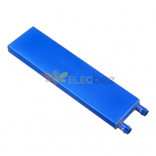 40*160 0.5mm 蓝色铝合金水冷块散热器液冷器散热器设备