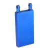 40*80 0.5mm Blue Aluminum Alloy Water Cooling Block Radiator Liquid Cooler Heat Sink Equipment