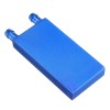 40*80 0.5mm Blue Aluminum Alloy Water Cooling Block Radiator Liquid Cooler Heat Sink Equipment