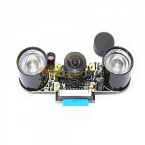 5MP Fisheyes Camera Module 160°Night Vision Camera + Infrared Light Wide Angle RPI 5 Megapixels Camera Board