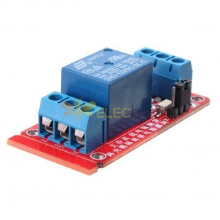 Modulo relè fotoaccoppiatore trigger di livello 1 canale 12V 5 pezzi per Arduino - prodotti che funzionano con schede Arduino ufficiali