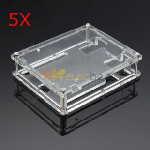 5Pcs Transparent Acrylic Shell Box For UNO R3 Module Case