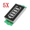 5pcs 1S Lithium Battery Pack Power Indicator Board Electric Vehicle Battery Power