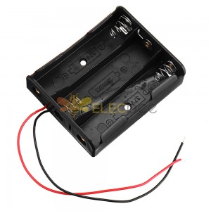 5pcs 3 Slots 18650 Battery Holder Plastic Case Storage Box for 4*3.7V 18650 Lithium Battery