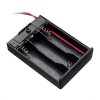 5 件 3 槽 AA 電池盒電池座板帶開關，適用於 3xAA 電池 DIY 套件盒