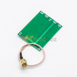 5 件 5dBi PCB UHF RFID 閱讀器 902-928M 天線 5cmX5cm 帶 SMA 連接器