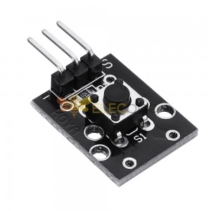 5pcs KY-004 Module de clé de commutateur électronique AVR PIC MEGA2560 Breadboard pour Arduino - produits qui fonctionnent avec les cartes officielles Arduino