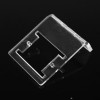 Caja de módulo de soporte de acrílico transparente de 5 uds para Sensor de movimiento infrarrojo piroeléctrico IR HC-SR501