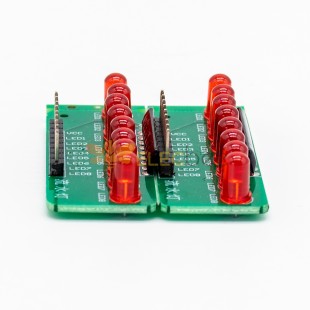 8路水燈跑馬燈5MM RED LED發光二極管單片機模組diy電子MCU擴展模組