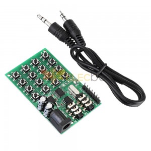 AE11A04 DTMF-Audiosignalgeneratormodul Sprach-Dual-Encoder-Senderplatine für MCU-Tastatur 5 - 24 VDC