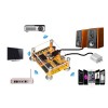 APP Control Remote Control Wireless bluetooth Audio Receiver Board 4.2 bluetooth Amplifier Board With Shell And Antenna