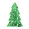 Рождественская елка в сборе, 16 светодиодов, цветной свет, электронная печатная плата, украшение, елка, детский подарок, обычная версия, адаптер питания